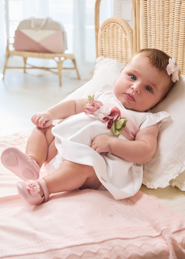 Newborn pink dress best sale