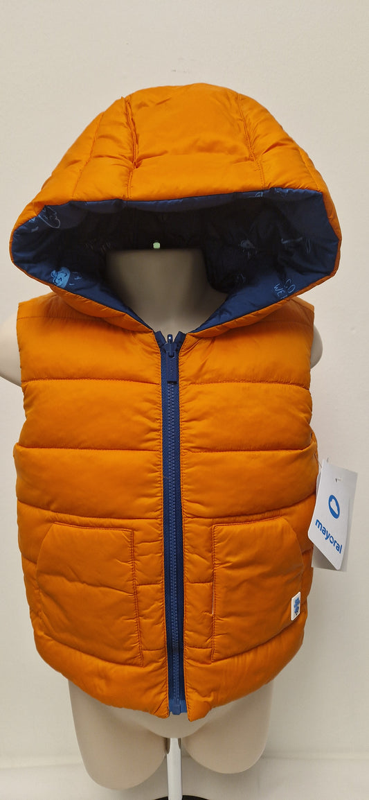 Mayoral Reversible Gilet Boys Age 12 Months (80cm)