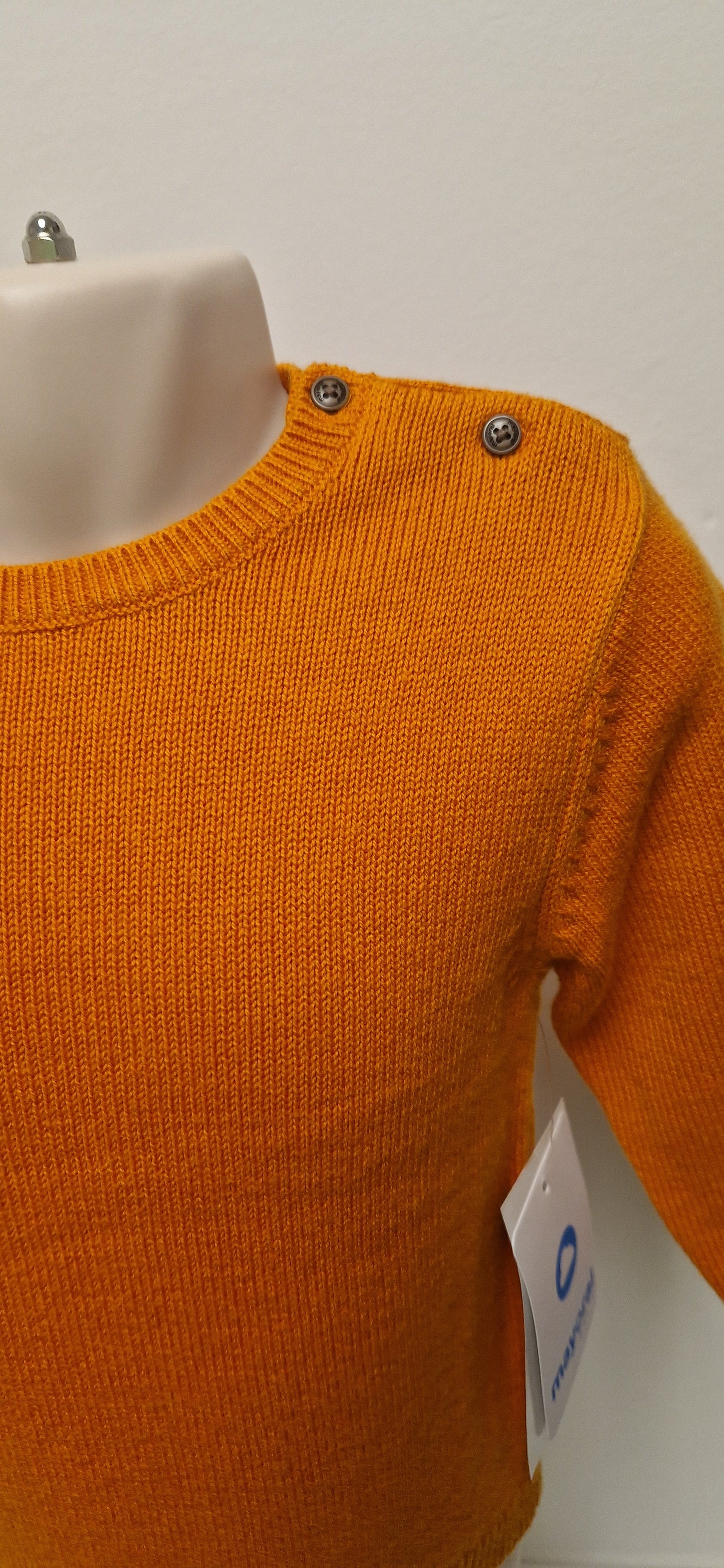 Mayoral Boys Age 12 months Orange Knitted Jumper