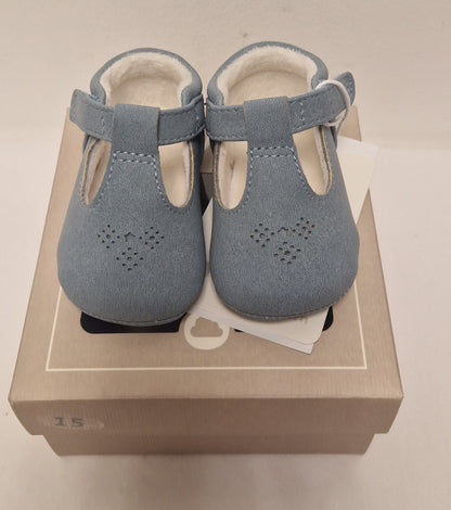 Mayoral Dusty Blue Mary Jane Shoes First Size (15)