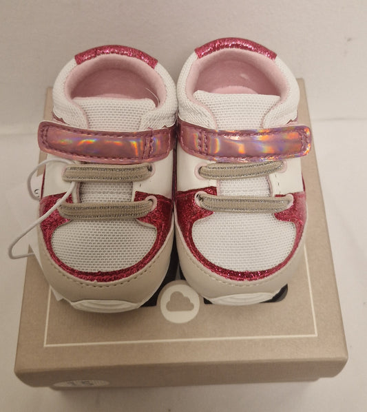 Mayoral Glittery Pink Detail Trainers First Size (15)