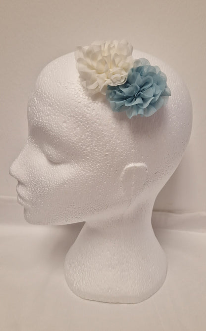 Abel & Lula Ruffled Cornflower Hair Slide