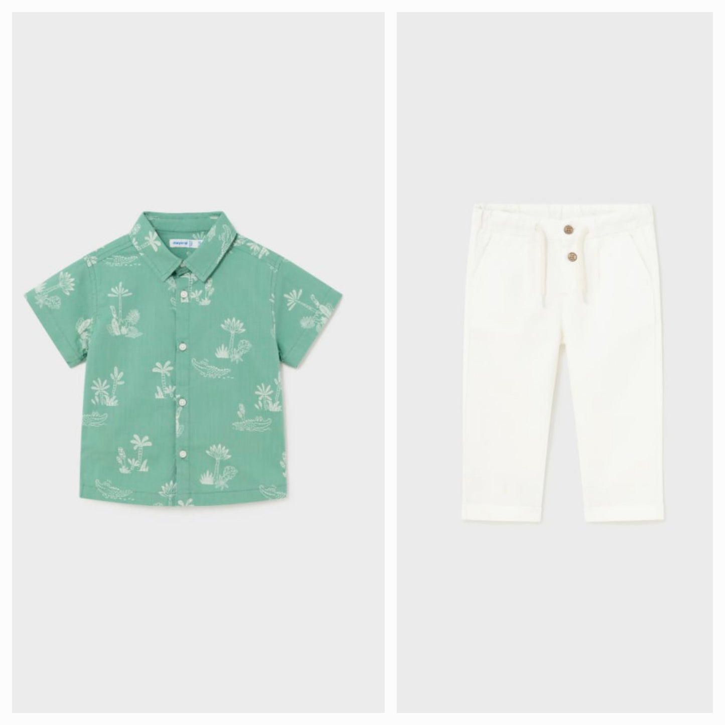 Mayoral Boys Resort Shirt & Chinos Age 12 Months 1112-81/1541-80