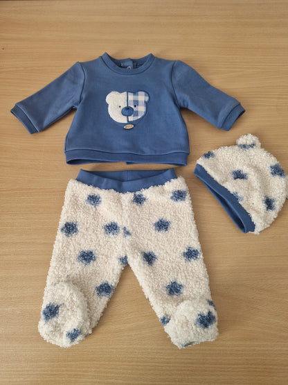 Mayoral 0-1 Month Boys Three-Piece Leggings Set 2514 10