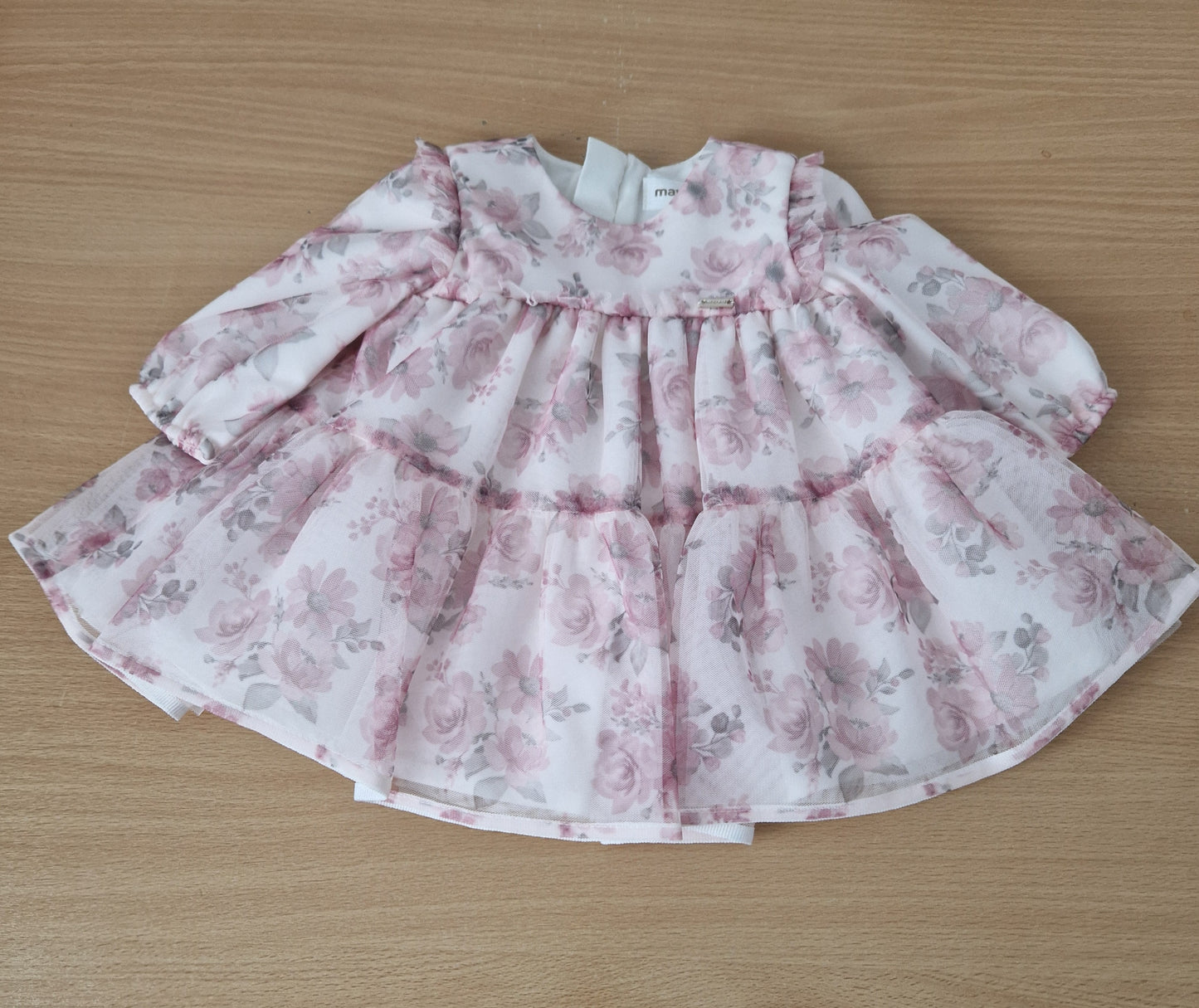 Mayoral Newborn 0-1 Month Girls Tulle Dress 2805 76