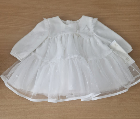 Mayoral Newborn 0-1 Month Girls Tulle Dress 2805 75