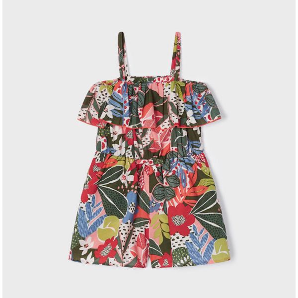 Mayoral Girls Age 4 Printed Romper