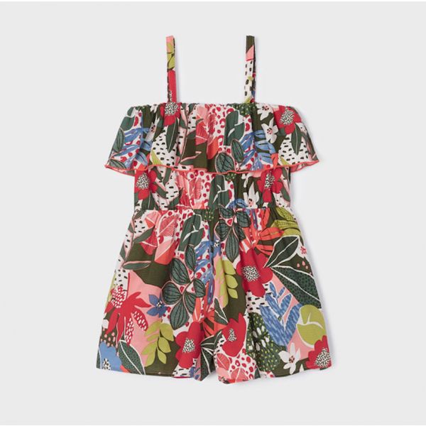 Mayoral Girls Age 4 Printed Romper