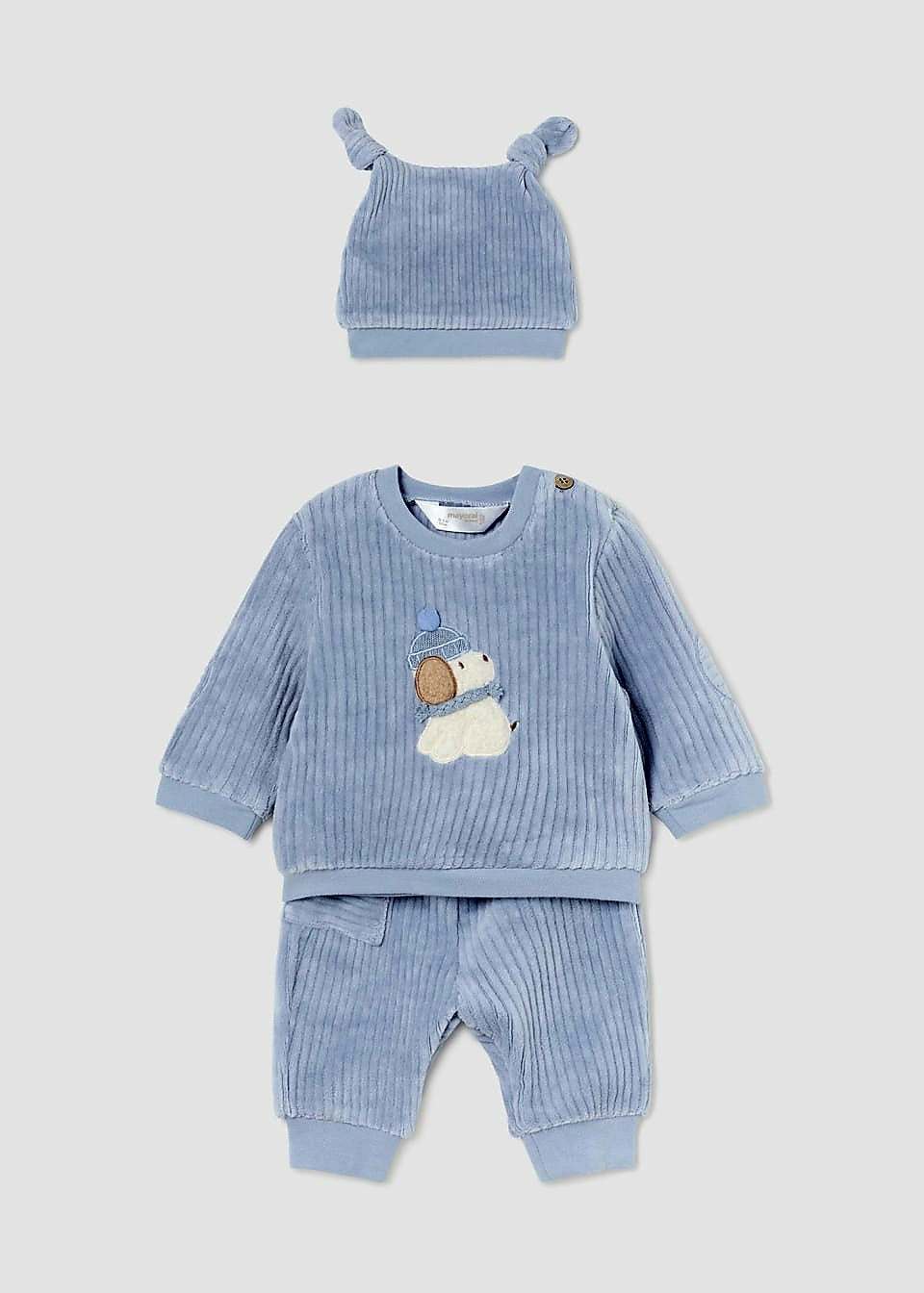 Mayoral Newborn 0-1 Month Boys Three-Piece Corduroy Tracksuit 14 2626 80