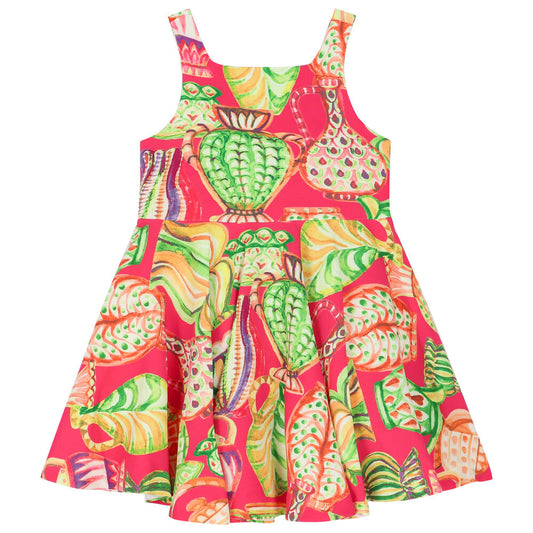 Abel & Lula A Line Printed Dress Age 4