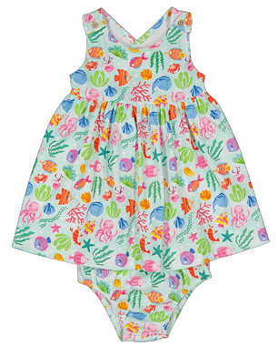 Mayoral Girls Age 12 Months Printed Cotton Dress