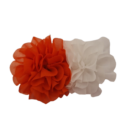 Abel & Lula Ruffled Cornflower Hair Slide