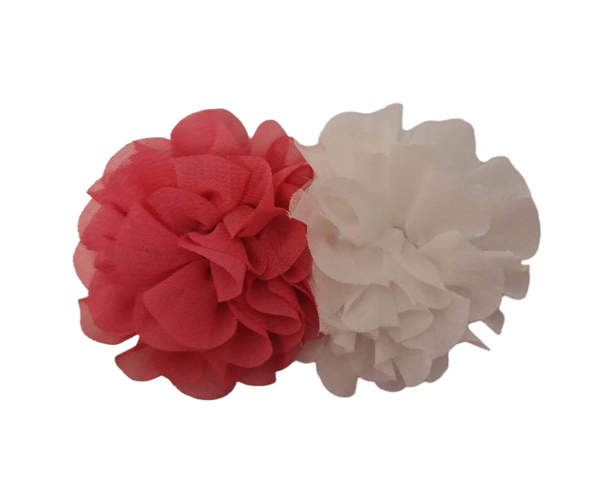 Abel & Lula Ruffled Cornflower Hair Slide