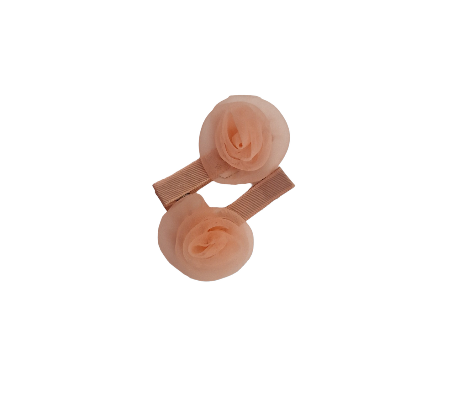 Abel & Lula Voile Rose Hair Slides