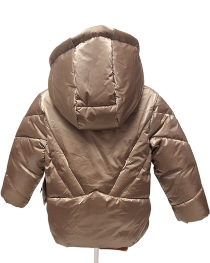 Mayoral Girls Age 4 Gold Puffer Jacket