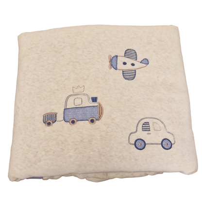 Mayoral Planes, Cars & Trains Cotton Blanket