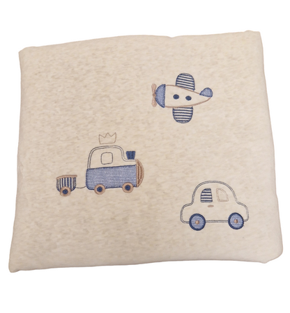 Mayoral Planes, Cars & Trains Cotton Blanket