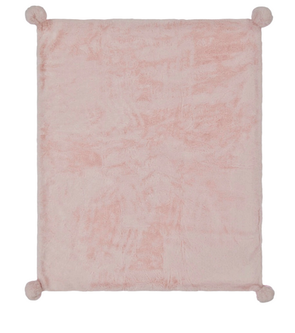 Mayoral Rose Pink Furry 100% Polyester Fury Blanket