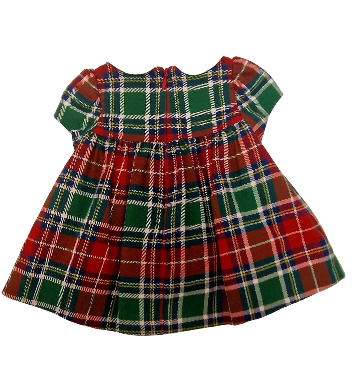 Mayoral Newborn Girls Tartan Floral Dress