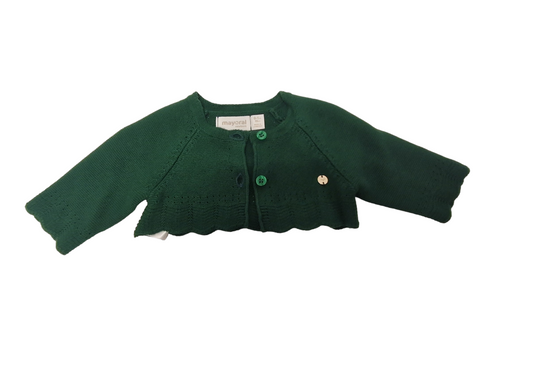 Mayoral Newborn Girls Knitted Bolero Style Cardigan