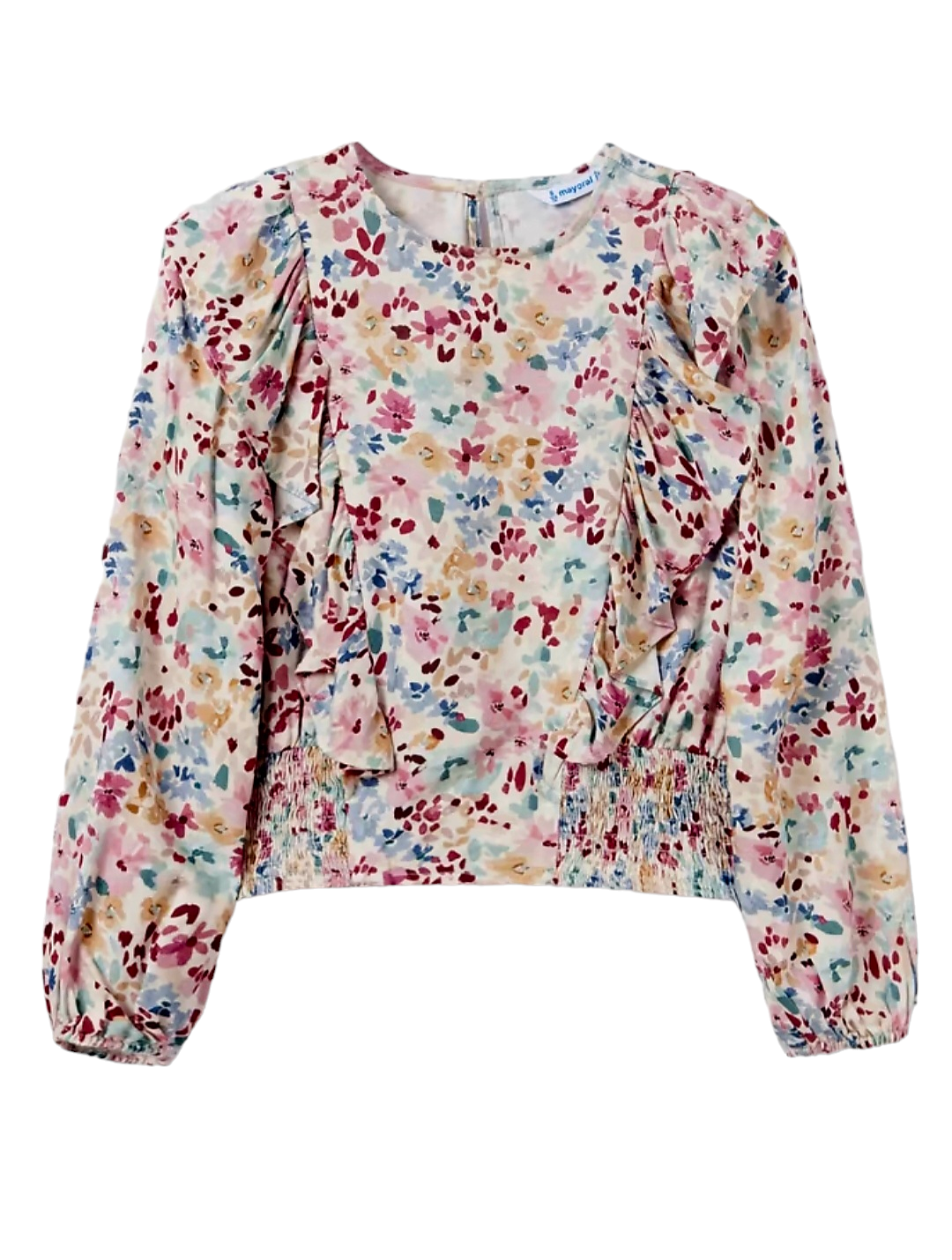 Mayoral Floral Printed Blouse Girls Age 8 (128cm)