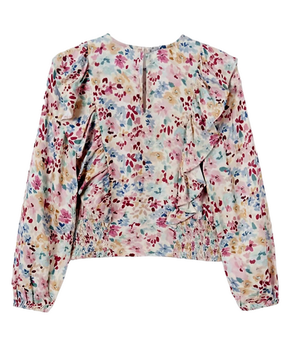 Mayoral Floral Printed Blouse Girls Age 8 (128cm)