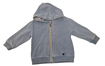 Mayoral Boys Cotton Light Denim Look Hoodie Age 12 Months