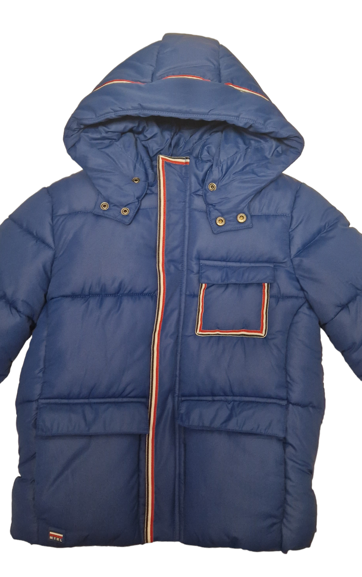 Mayoral Age 4 Boys Royal Blue Puffer Jacket