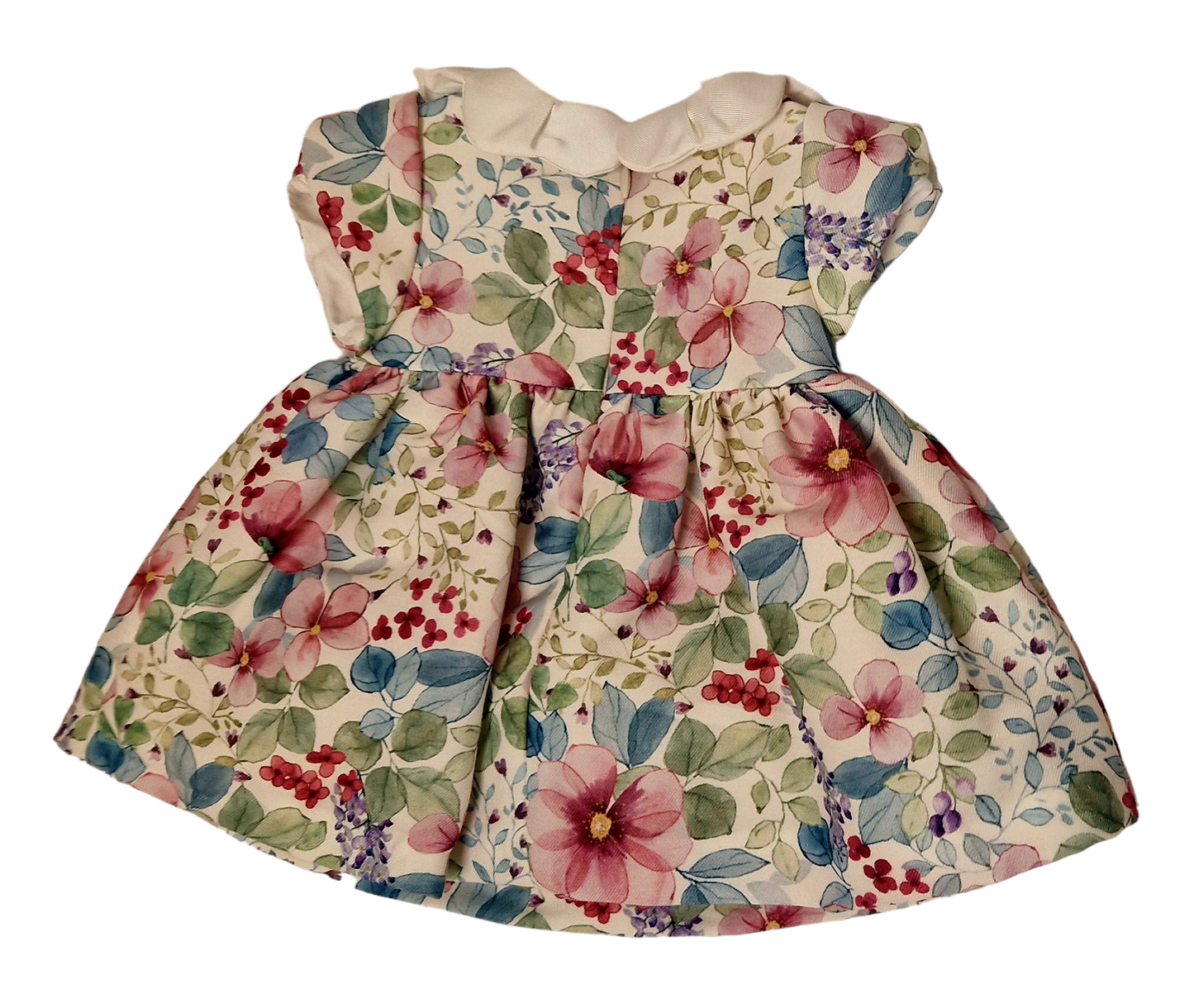 Mayoral Newborn Girls Layered Floral Print Dress