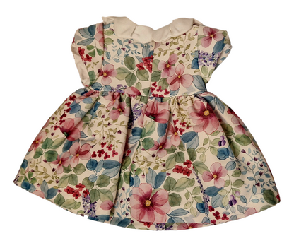 Mayoral Newborn Girls Layered Floral Print Dress