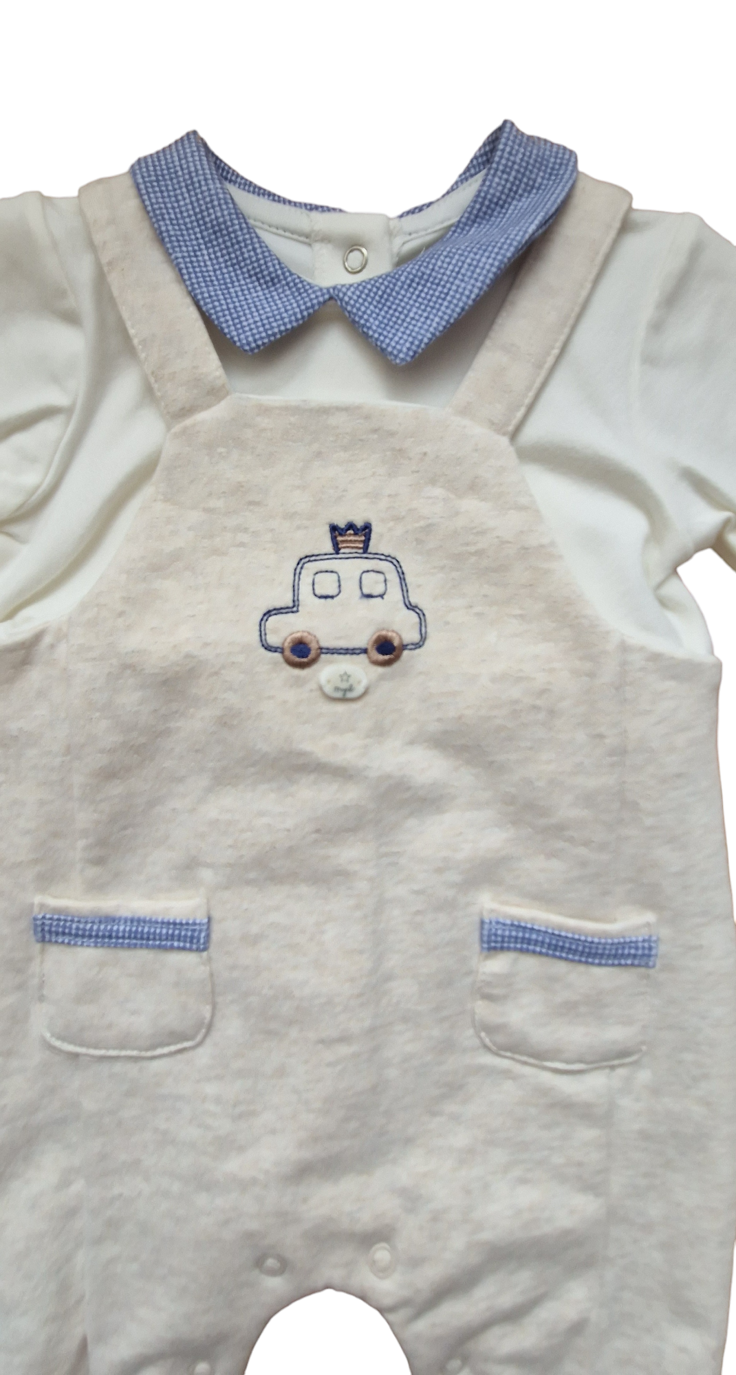 Mayoral Newborn Fleece Romper