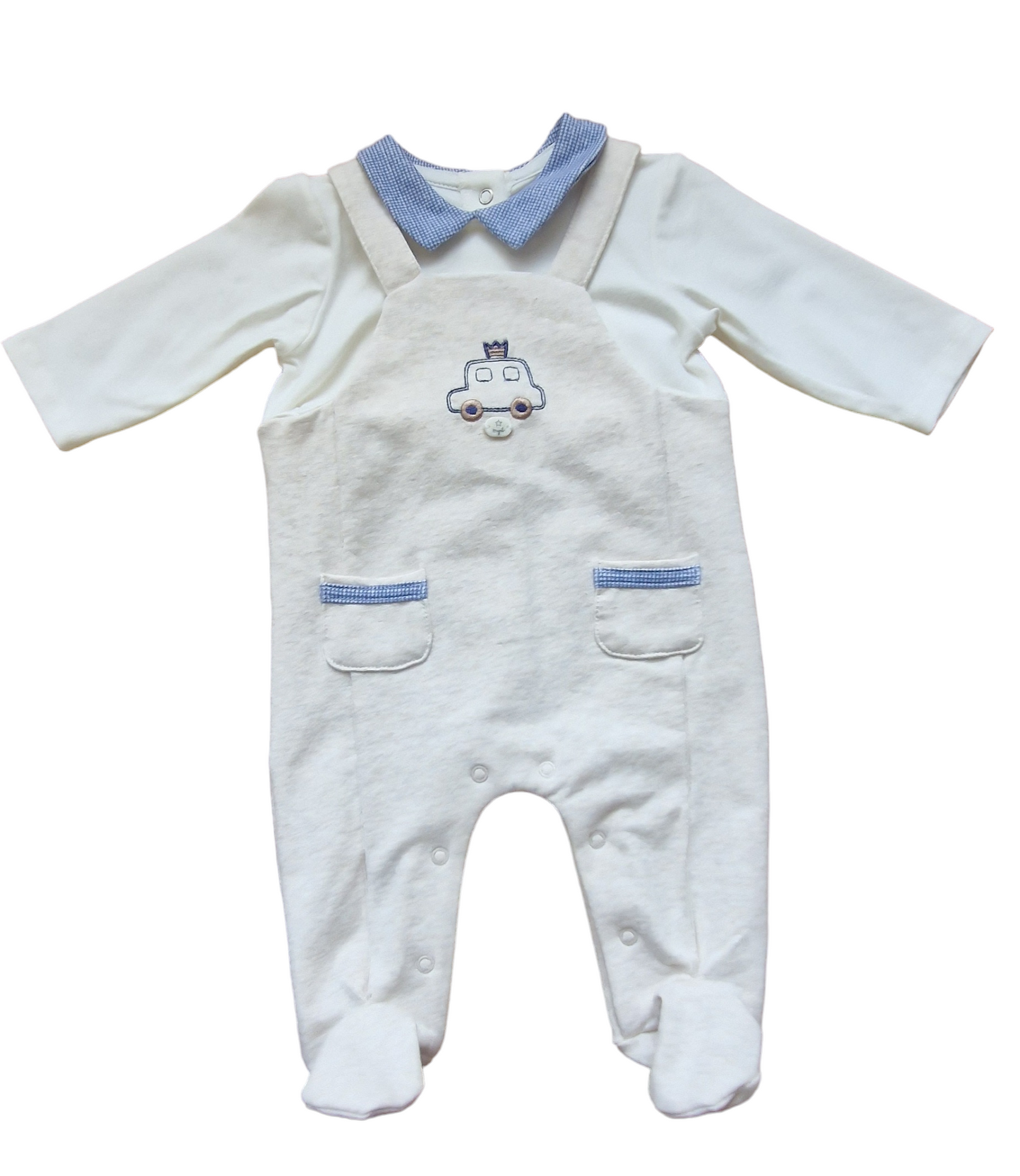 Mayoral Newborn Fleece Romper