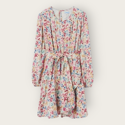 Mayoral Girls Age 8 Floral Printed Dress