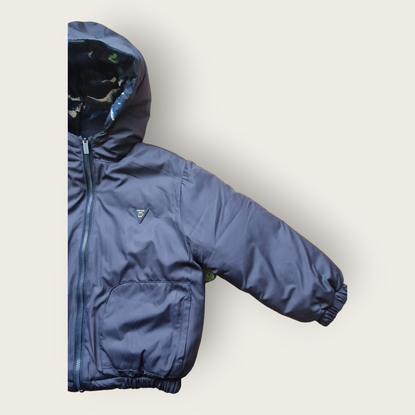 Mayoral Age 4 Boys Hooded Reversible Jacket