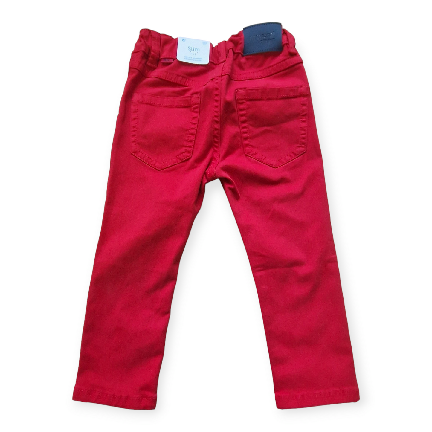 Mayoral Boys Age 12 Months Red Slim Fit Jeans