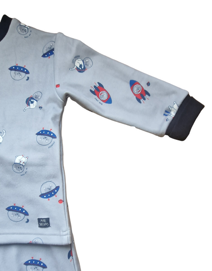 Mayoral 12 Month Boys PJ's / lounge wear with space cats print