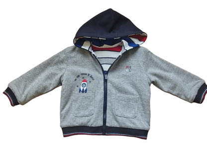 Mayoral 12 Month Boys Reversible Hooded Top/Jacket