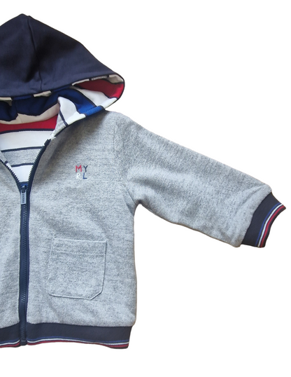 Mayoral 12 Month Boys Reversible Hooded Top/Jacket