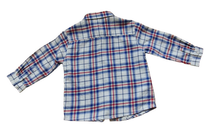 Mayoral Boys Age 12 Months Long-Sleeved Check shirt