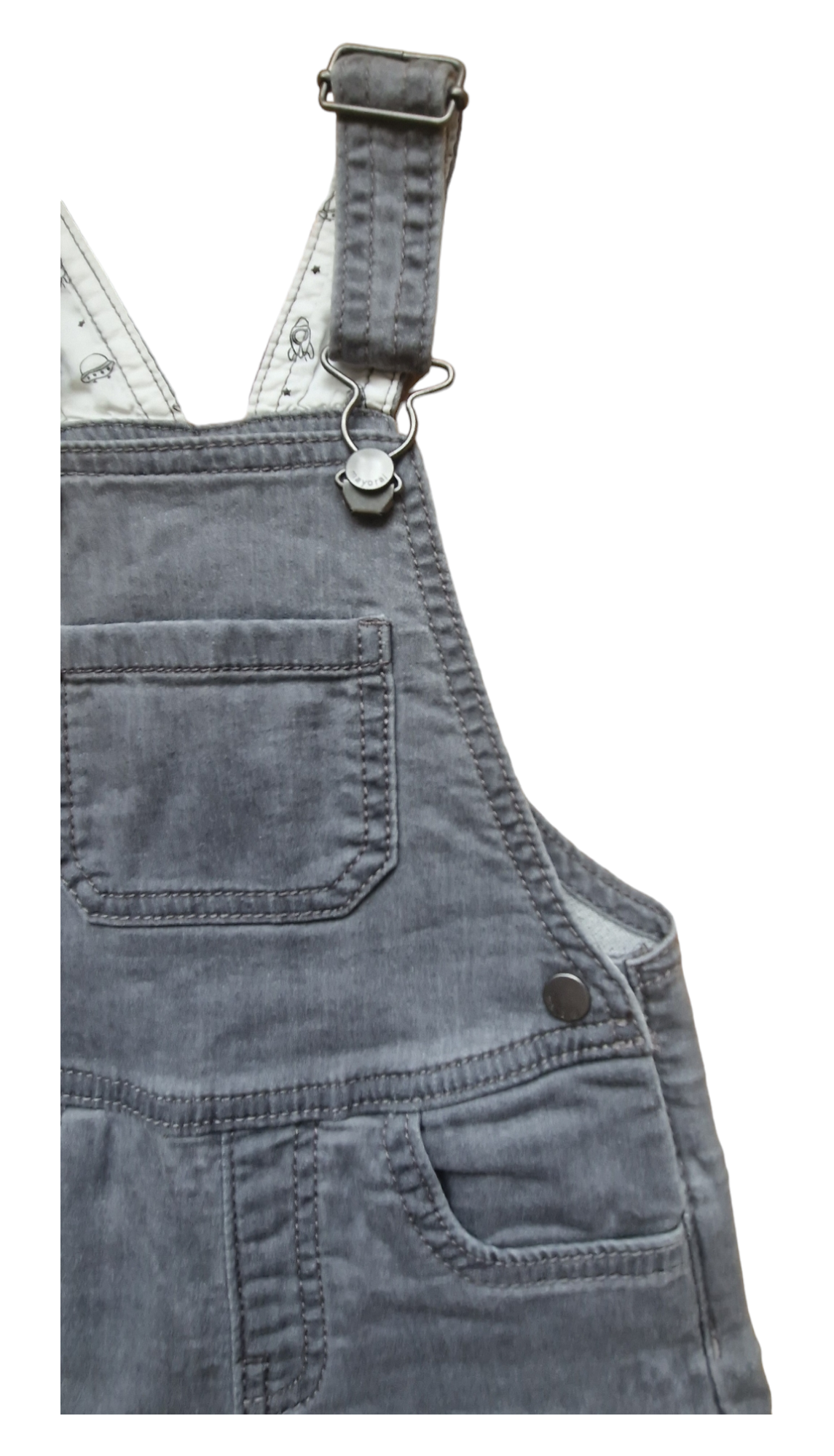 Mayoral - Boys Blue Jersey Dungarees