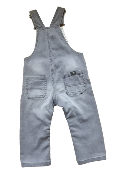 Mayoral Boys Age 12 Months Grey Dungarees