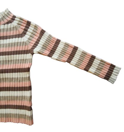 Mayoral Girls Age 4 Knitted Striped Top