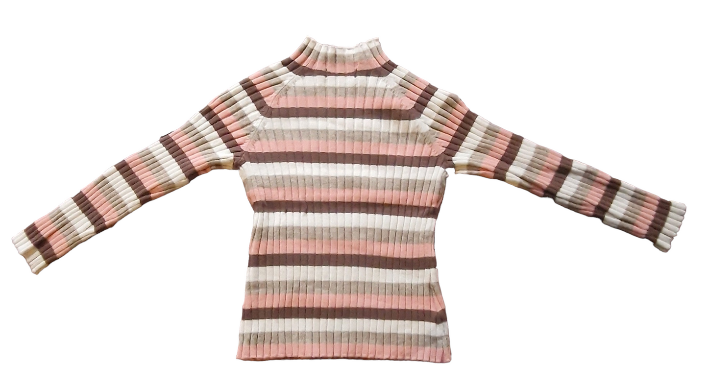 Mayoral Girls Age 4 Knitted Striped Top