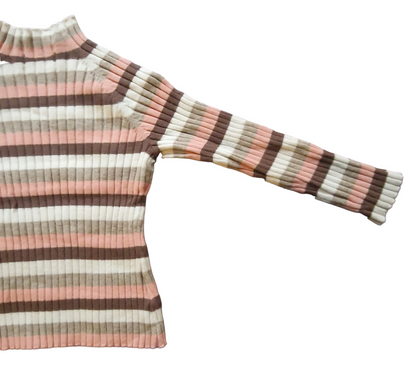 Mayoral Girls Age 4 Knitted Striped Top