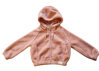 Mayoral Girls Age 4 Blush Pink Terry Hoodie