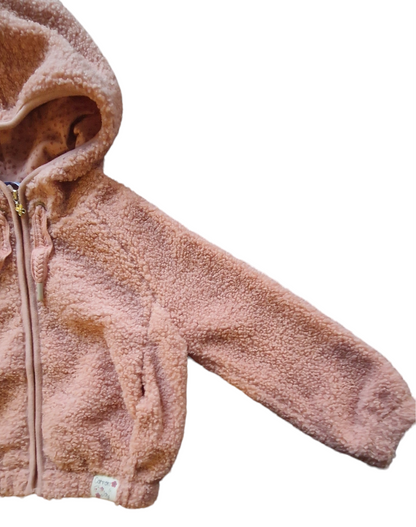 Mayoral Girls Age 4 Blush Pink Terry Hoodie