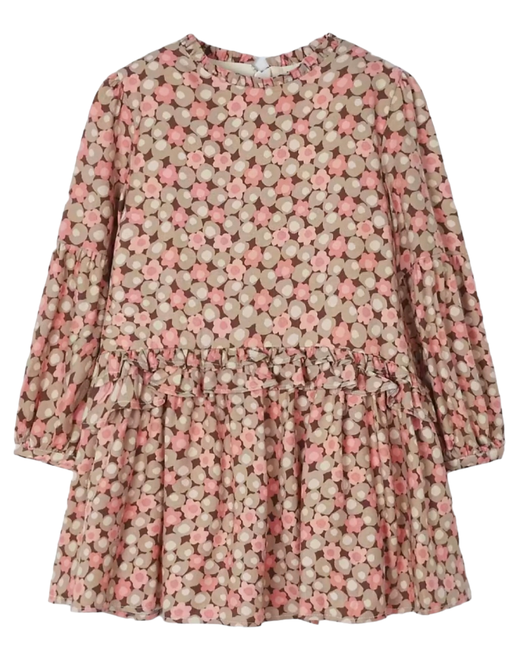 Mayoral Girls Age 4 Ruffle Print Dress