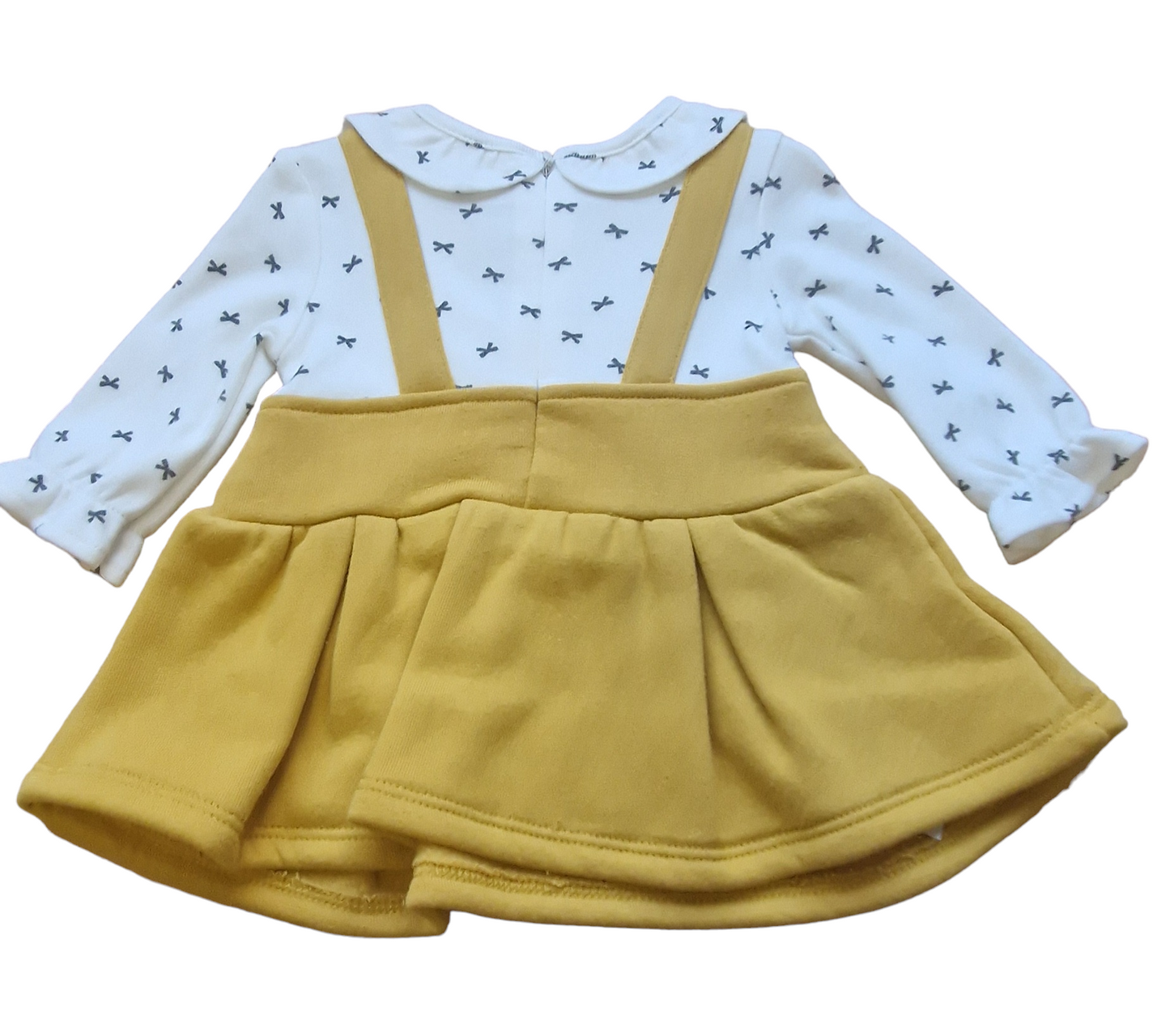 Mayoral Newborn Girls Dungaree Dress