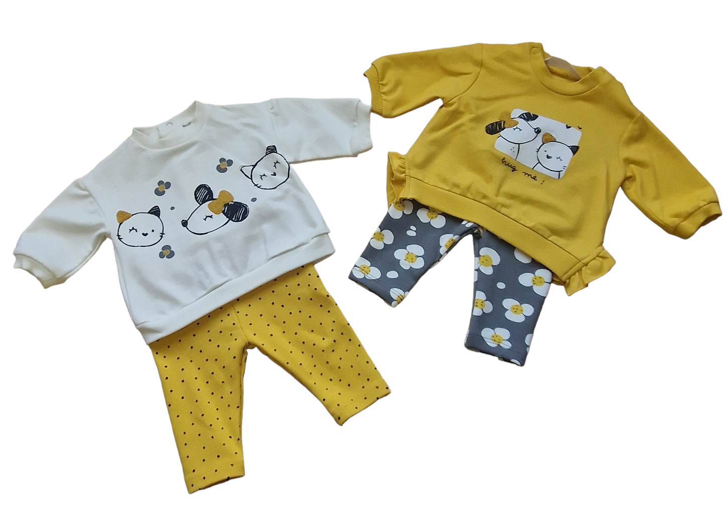 Mayoral Newborn Girls Four-Piece Cotton Legging Set