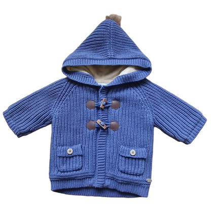 Mayoral Newborn Boys Knitted Toggle Coat